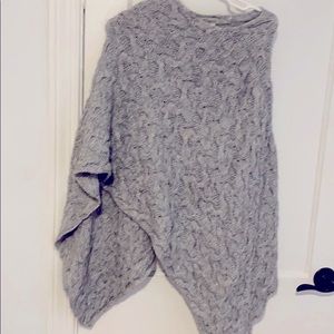 Grey Poncho